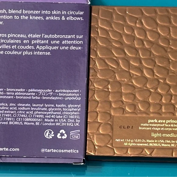 Tarte Park Ave Princess Matte Bronzer - Light-Medium - Picture 3 of 4